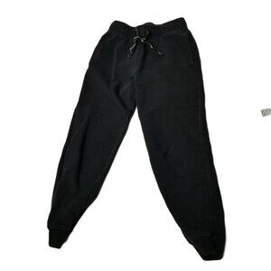 Cat & Jack Boys Black Moto Jogger Sweatpants Size Small Cozy Casual